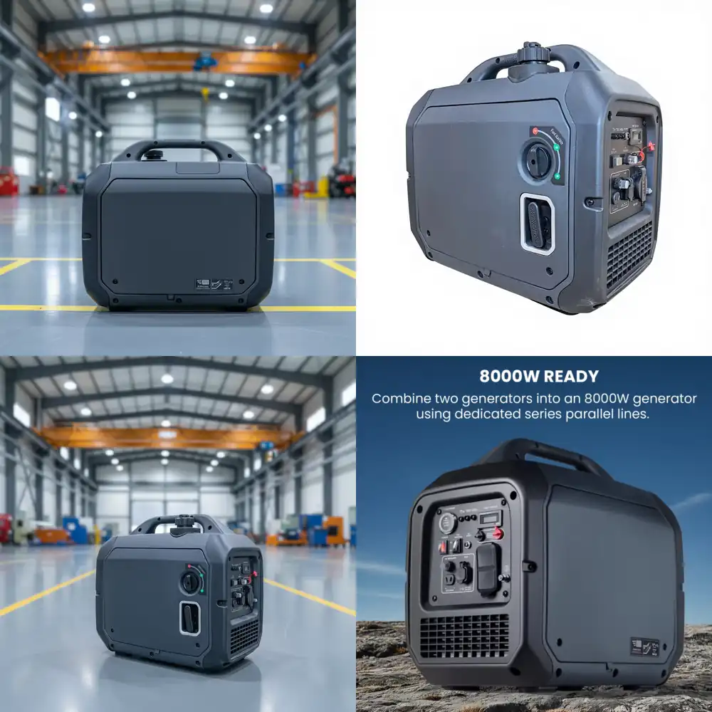 Portable Generator Inverter - Gerador Inversor Portátil Silencioso a Combustível