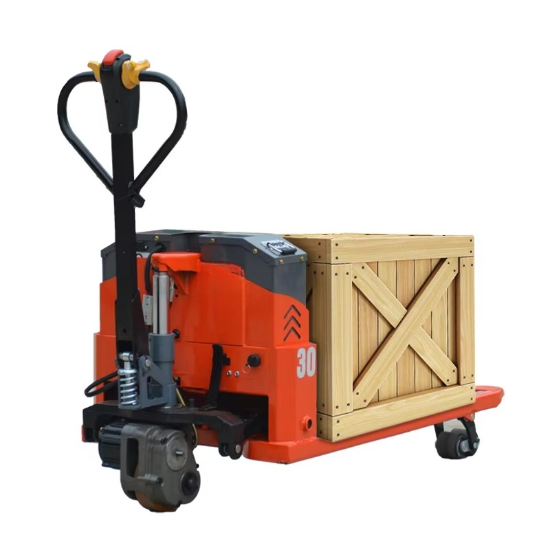 Outdoor Power Pallet Jack - Transpaleteira Elétrica a Bateria Vermelha com