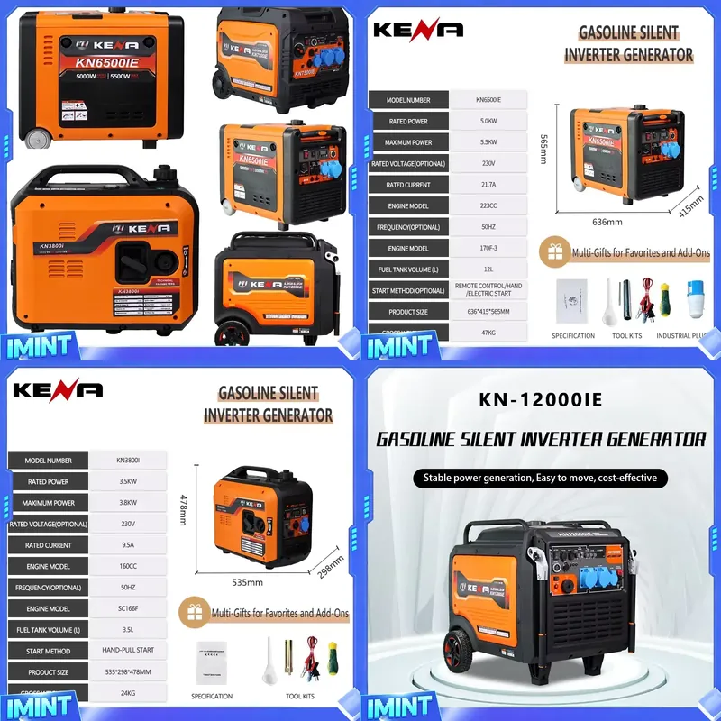 Portable Generator Inverter - Gerador Inversor Portátil Silencioso de 3.5kW
