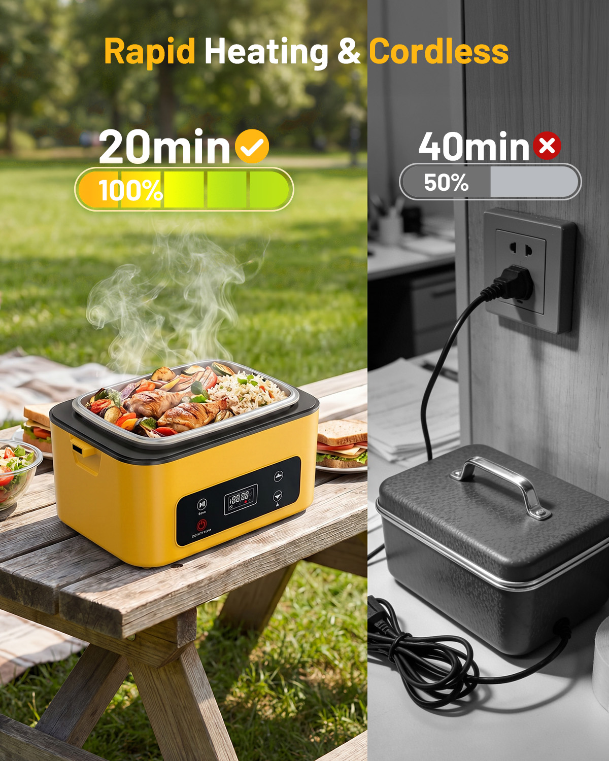 Lancheira Elétrica TaskStar 1. - Outdoor Power Pedestal avaliação e preço