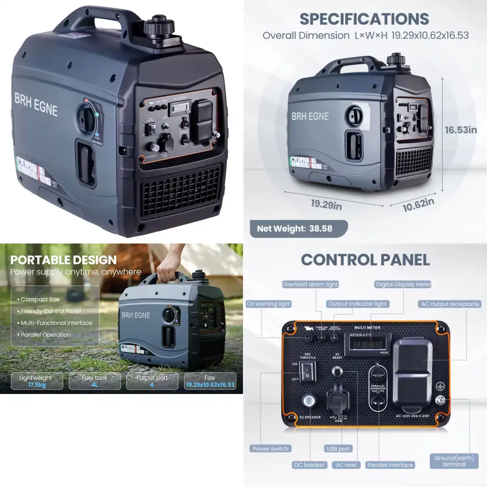 Geradores Inversores Silencios - Portable Generator Inverter avaliação e preço
