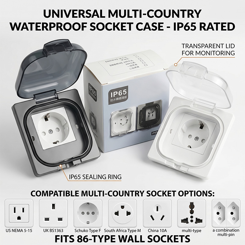 Caixa de Tomada à Prova d'Água - Outdoor Power Point Cover avaliação e preço