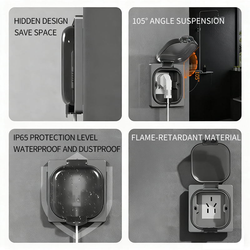 Caixa de Tomada à Prova d'Água - Outdoor Power Point Cover avaliação e preço