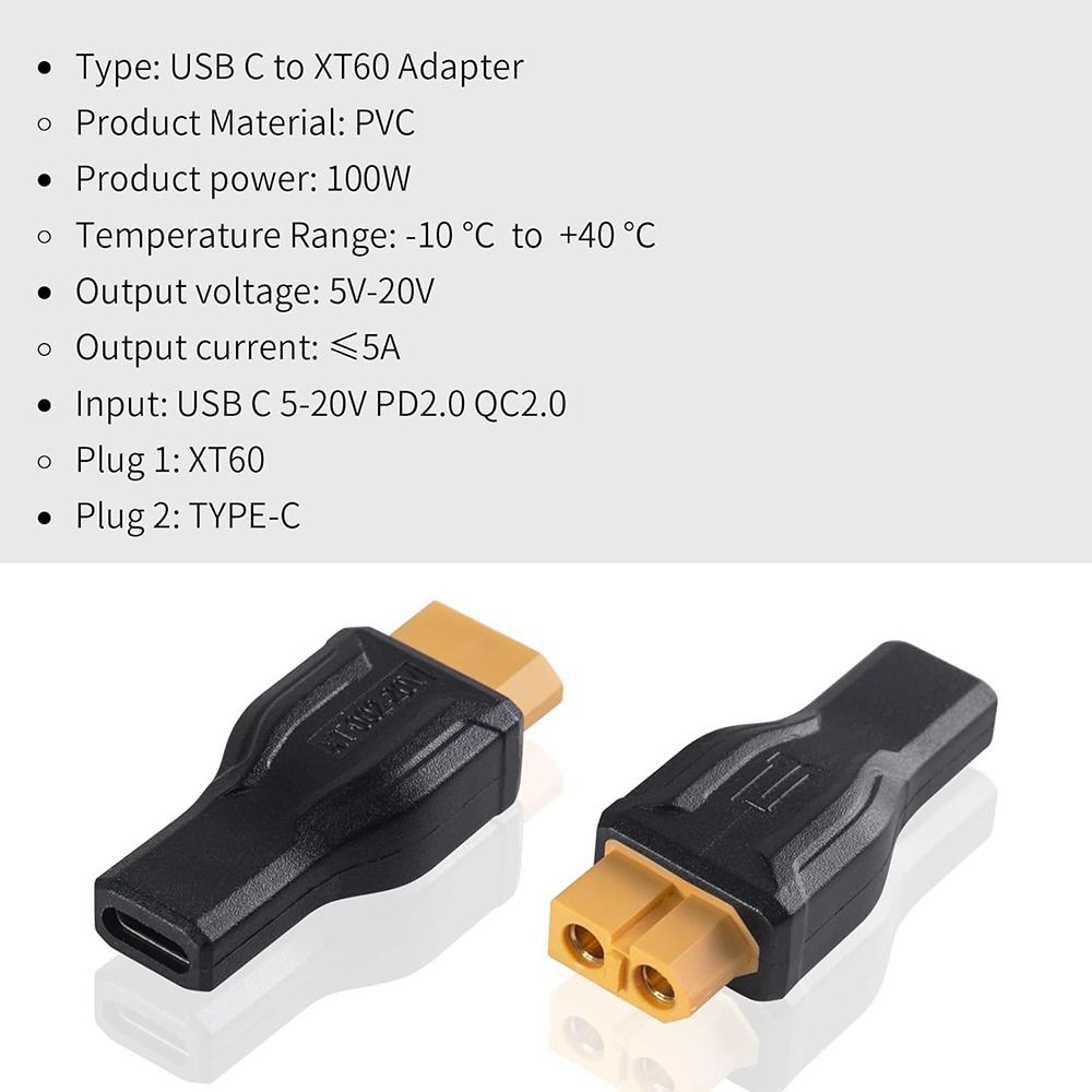 Adaptador USB C para XT60 5525 - Outdoor Power Adapter Usb C avaliação e preço
