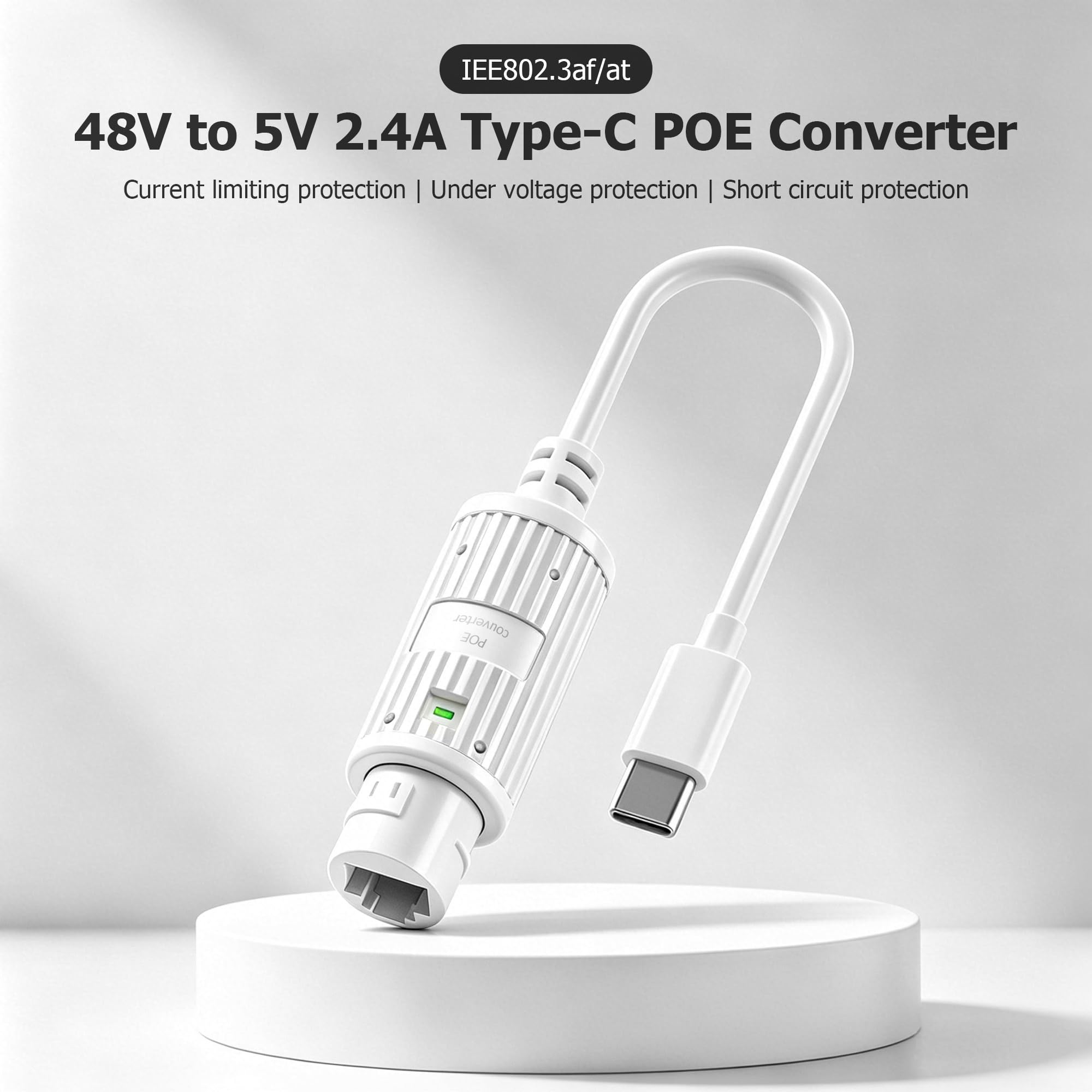 Conversor de Energia POE para  - Outdoor Power Adapter Usb C avaliação e preço
