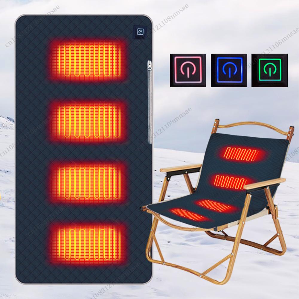 USB Electric Camping Chair Mat - Outdoor Power Pedestal avaliação e preço